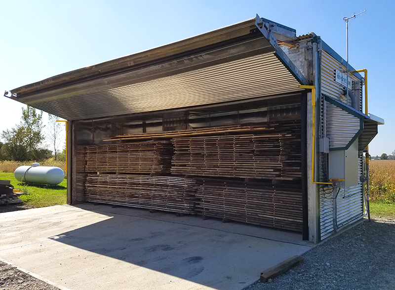 Kiln drying facility